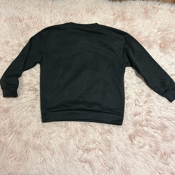 Black sweater with funny saying ~ free hugs just kidding don’t touch me size L - Picture 6 of 6